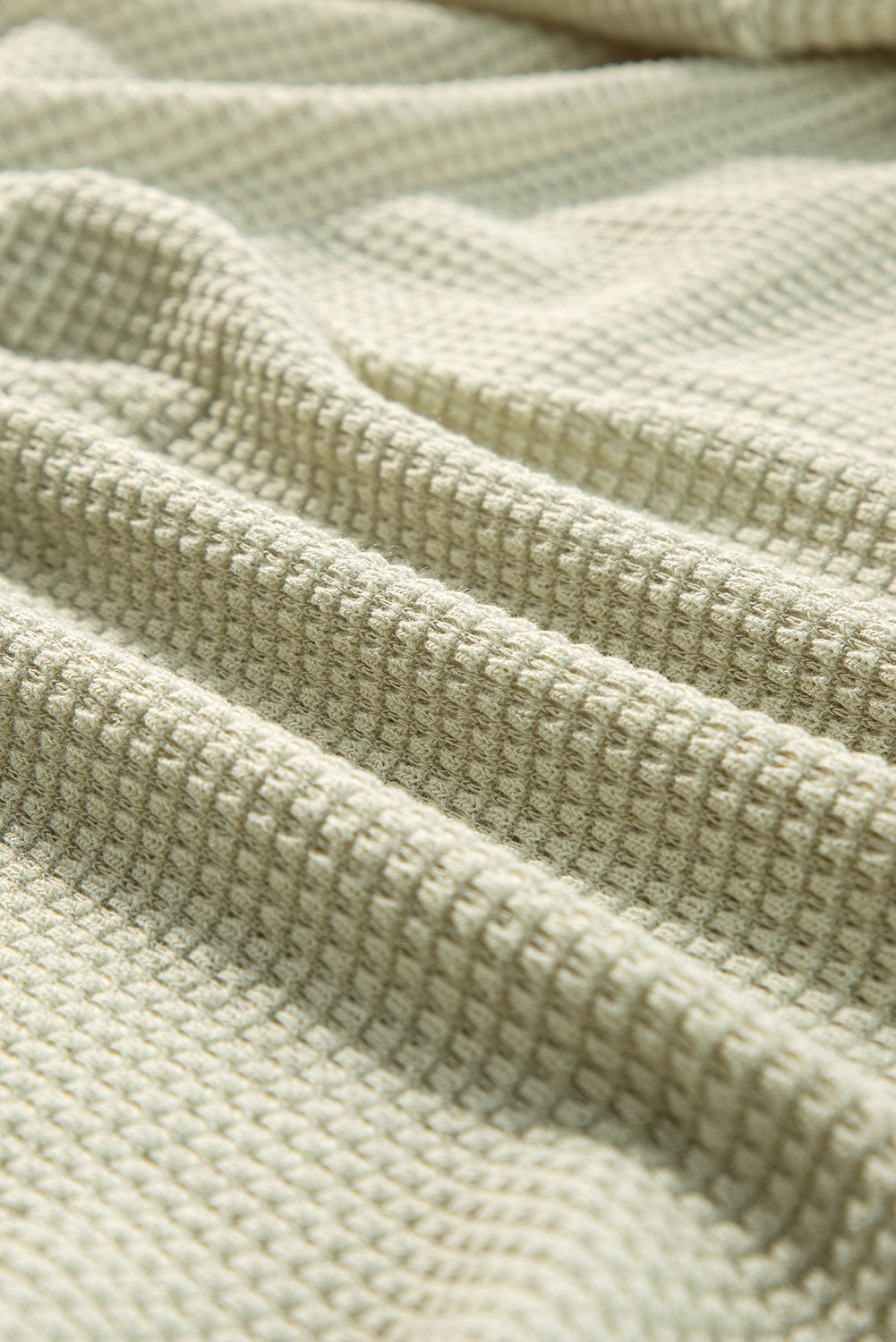 Threaded Pear Dulce Parchment Textured Long Sleeve Lounge Set