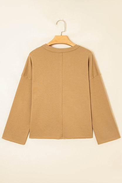 Threaded Pear Milana Seam Mineral Wash Sweatshirt