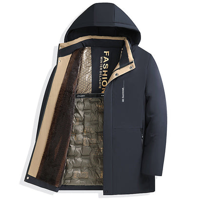 Men’s Fleece-Lined Padded Winter Coat