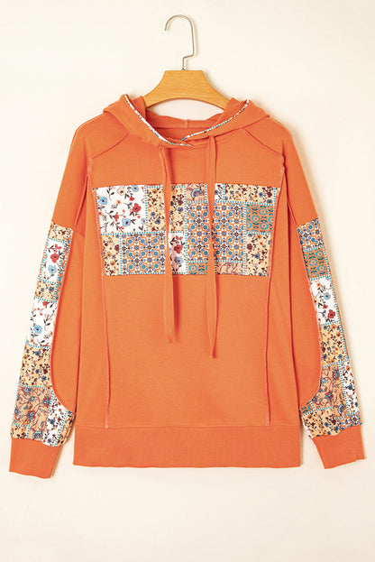 Threaded Pear Myrassa Side Slit Drawstring Hoodie