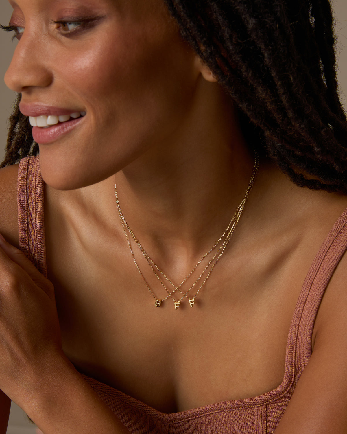 Just For You Initial Necklace — T