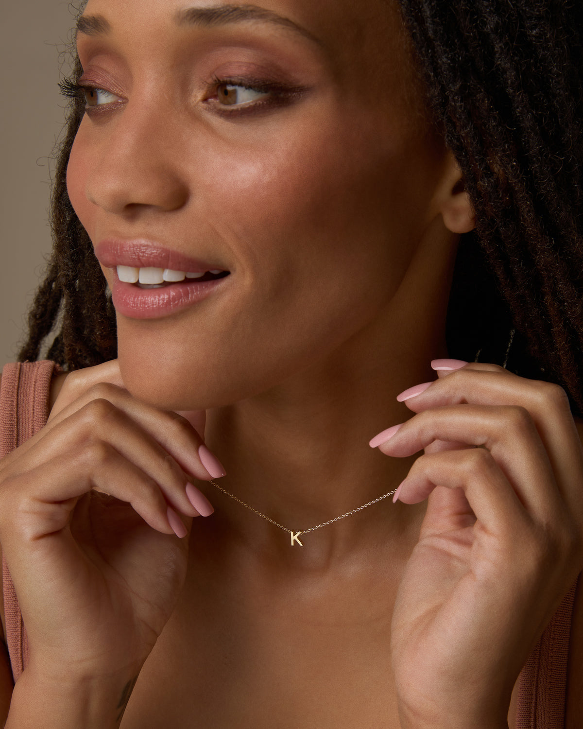 Just For You Initial Necklace — S
