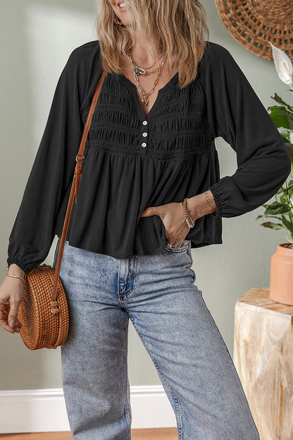 Threaded Pear Aliana Bust Flow Fit Blouse