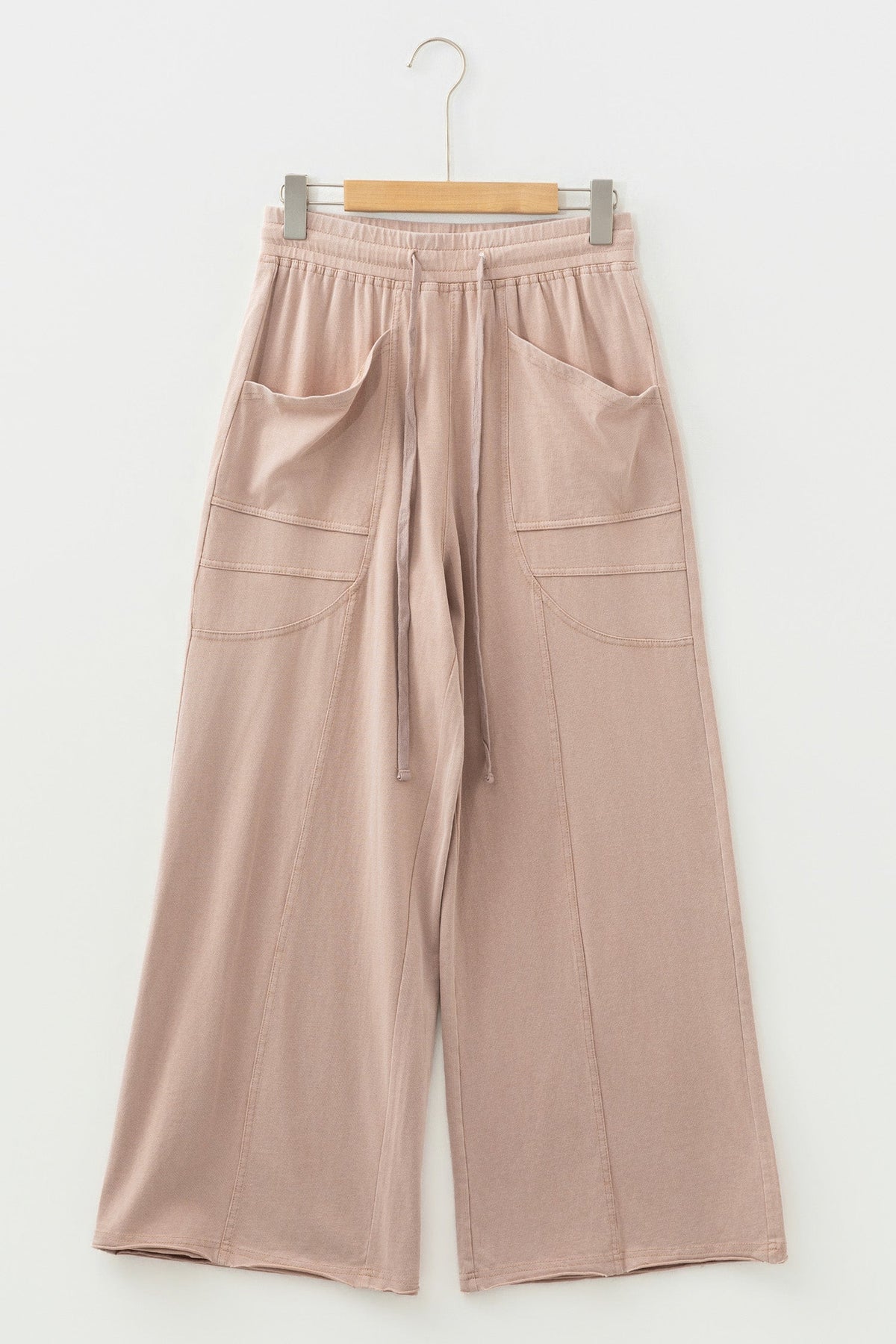 Threaded Pear Elena Trim Wide Leg Pants