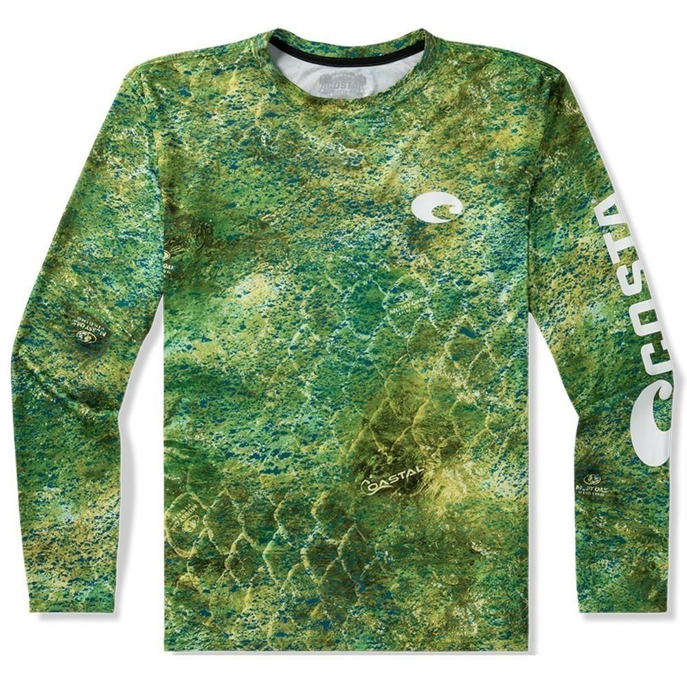 Costa Men's Tech Mossy Oak Coastal Crew