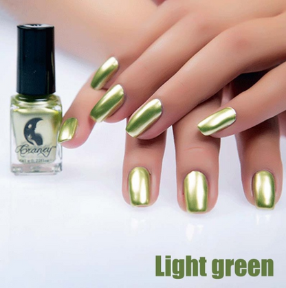 14-Color Metallic Nail Polish Set