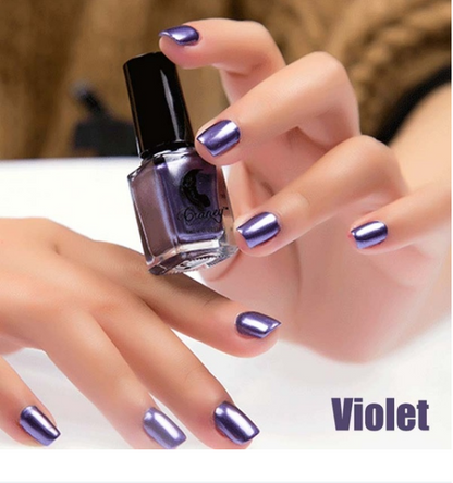 14-Color Metallic Nail Polish Set