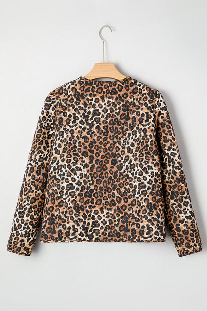 Threaded Pear Mara Quilted Tie Front Jacket