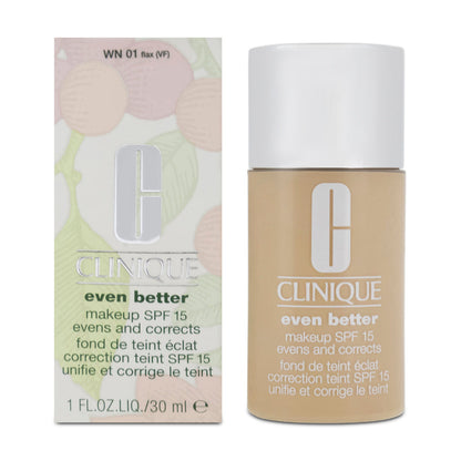 Clinique Even Better Foundation Makeup SPF 15 30ml WN 01 Flax