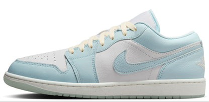 Air Jordan Men's Retro 1 Low Se 'Glacier Blue Summit White' Sneakers