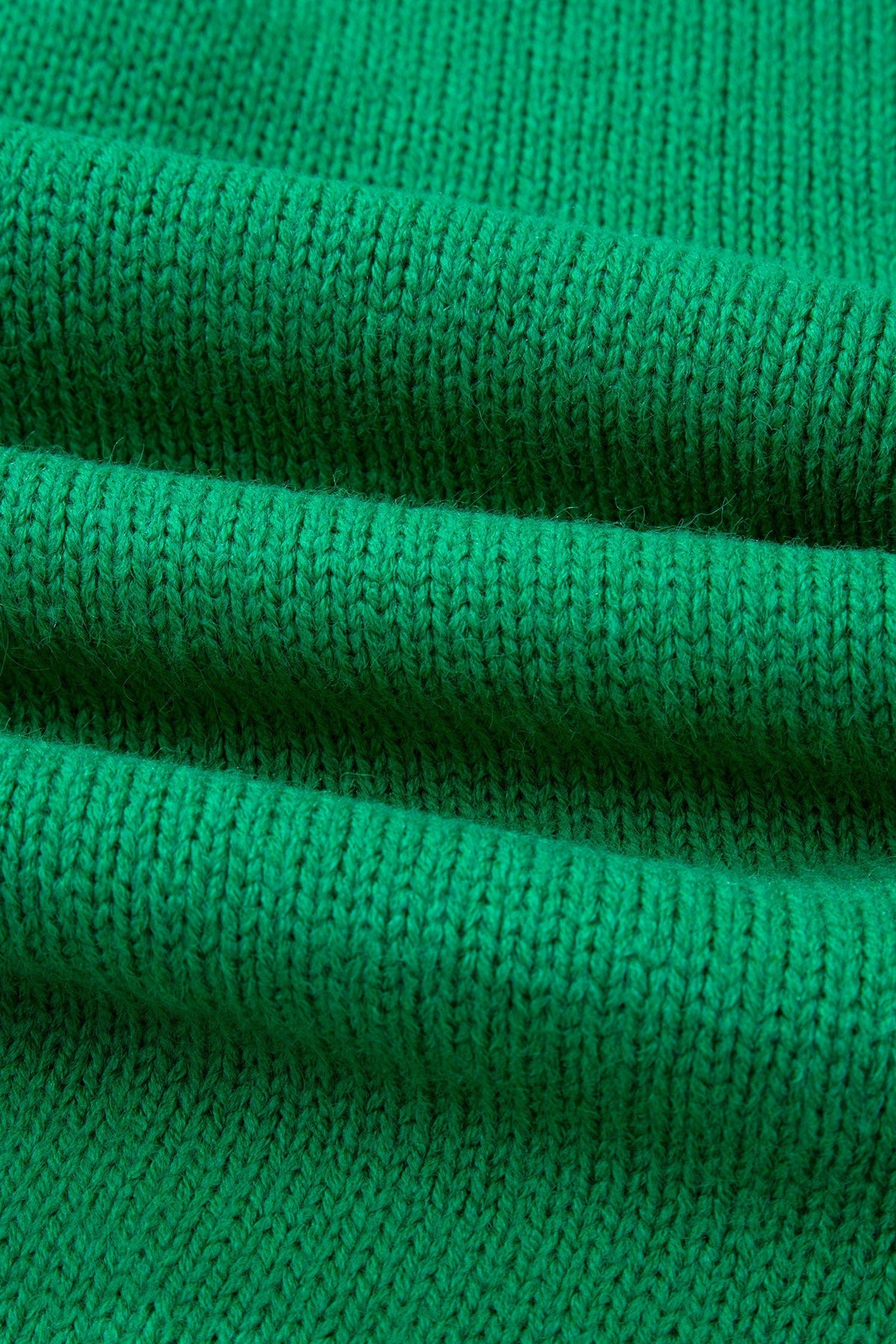 Threaded Pear Raven Backless Bubble Sleeve Sweater