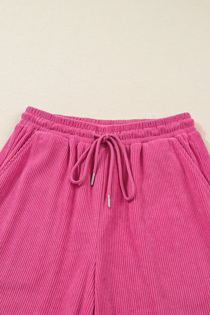 Threaded Pear Danna Half Pullover Drawstring Pants Set