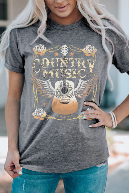 Threaded Pear COUNTRY MUSIC Guitar Tee