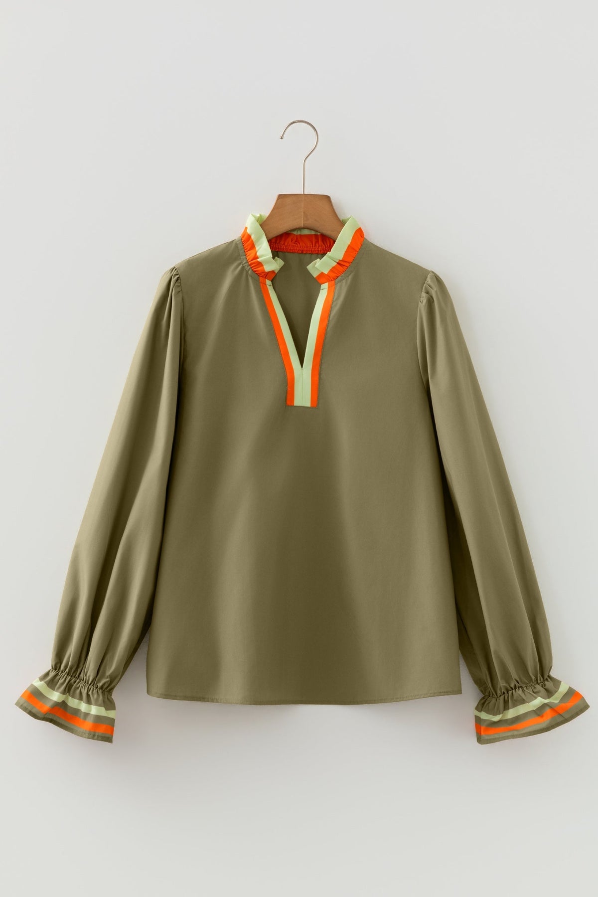 Threaded Pear Marie Long Sleeve Blouse Long Sleeve Top