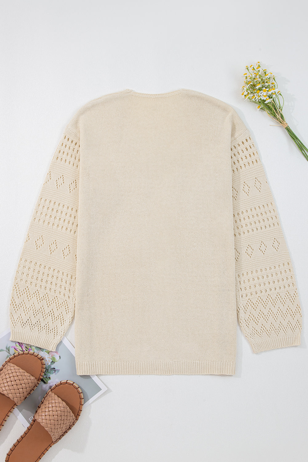 Threaded Pear Harley Open Front Cardigan Sweater