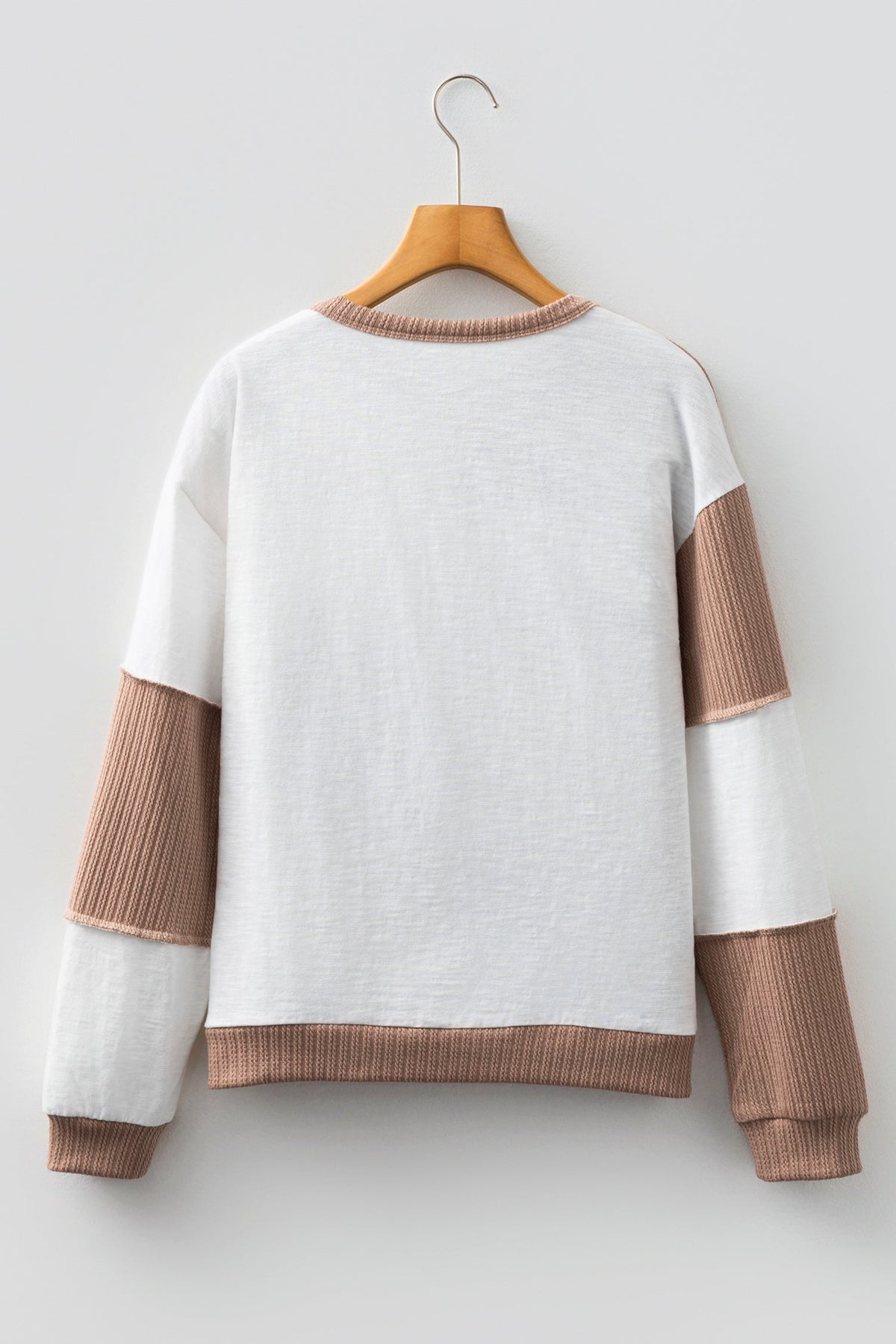 Threaded Pear Seraphina Raw Seamed Knitted Jumper
