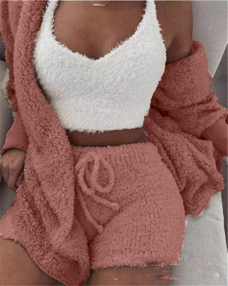 Women’s Plush 3-Piece Homewear Set