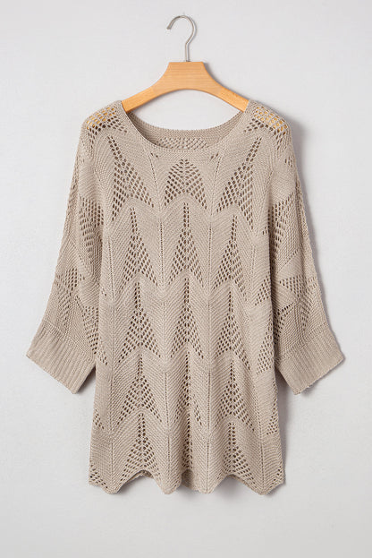 Threaded Pear Ava 8 Sleeve Casual Sweater