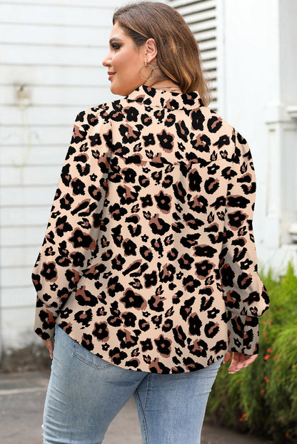 Threaded Pear Soraya Print PLUS Shirt