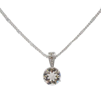 Swarovski Solitaire Collection Pendant Silver Necklace