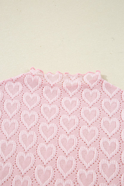 Threaded Pear Emily Sleeve Mock Fitted Top
