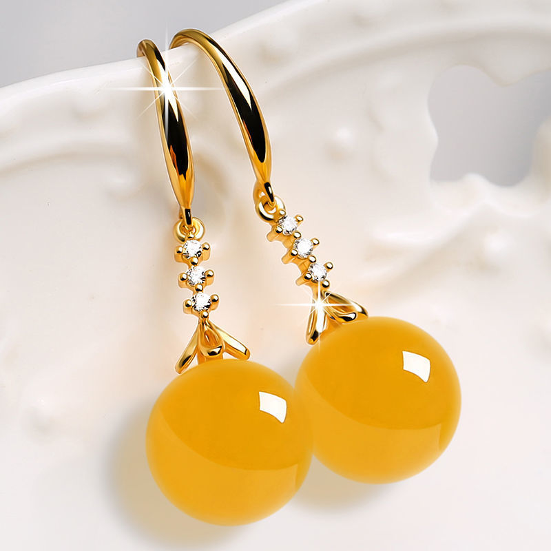 Women’s Elegant Silvering Chalcedony Earrings | High-Sense Green Agate Drop Earrings | Trendy Minimalist Gemstone Jewelry | Luxury-Label Statuesque Radiant Accessory | 2026 High-Fashion Botanical Essential