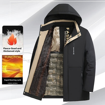 Men’s Fleece-Lined Padded Winter Coat
