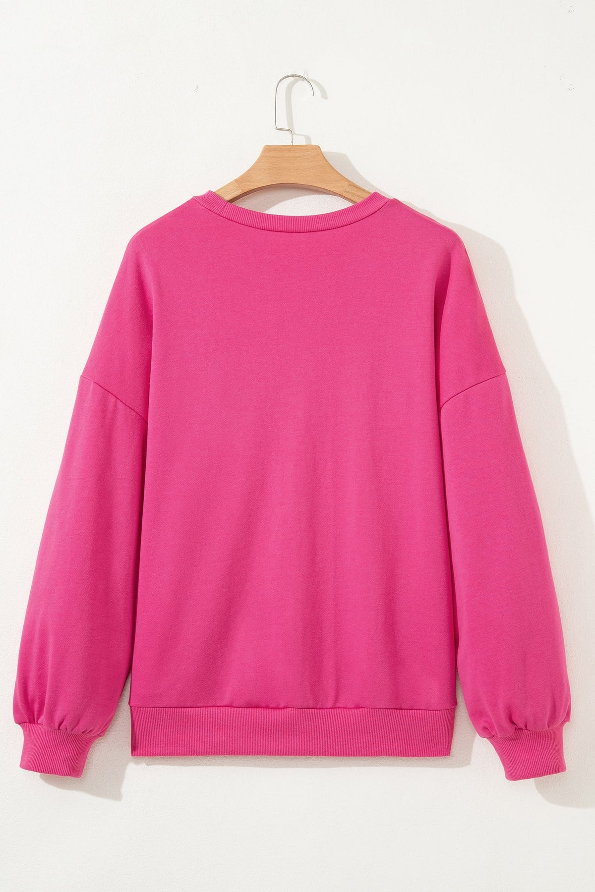 Threaded Pear Armani Clover Embroidered Loose Pullover