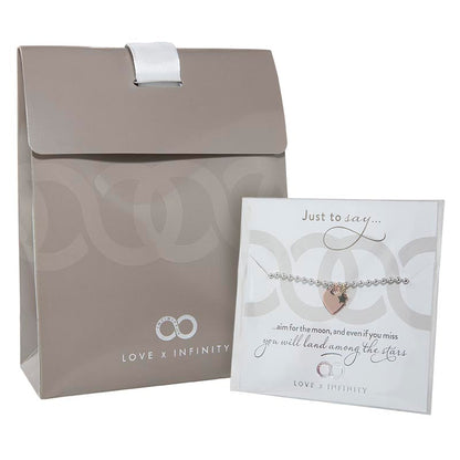 Infinity & Co Heart Moon & Stars Bracelet