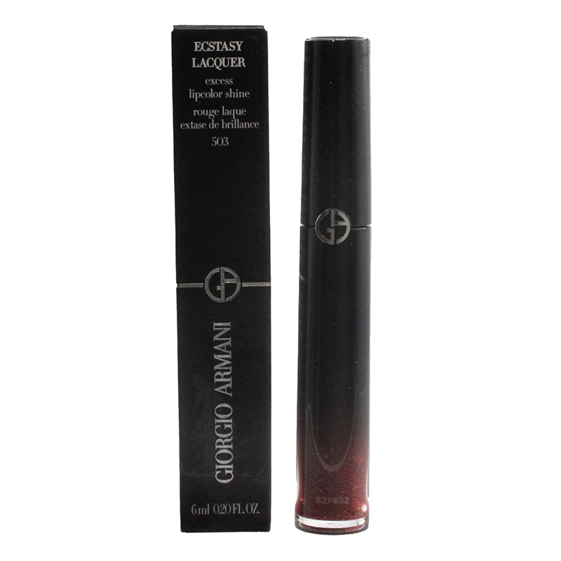 Giorgio Armani Ecstasy Lacquer Plum Liquid Lipstick 503 Fatale