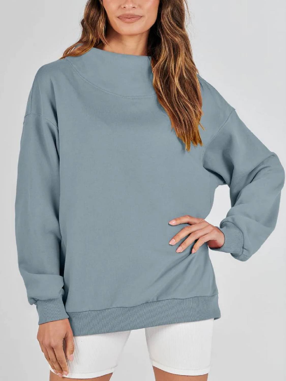 ✨Women's Half Turtleneck Fleece Casual Sweatshirt