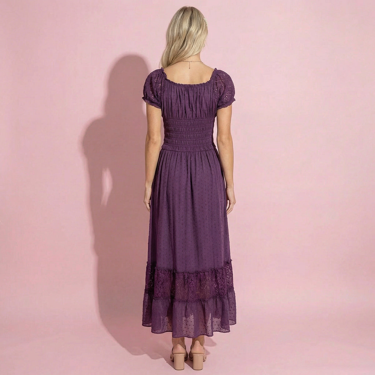 Renaissance Boho Lace Maxi Dress