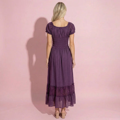Renaissance Boho Lace Maxi Dress