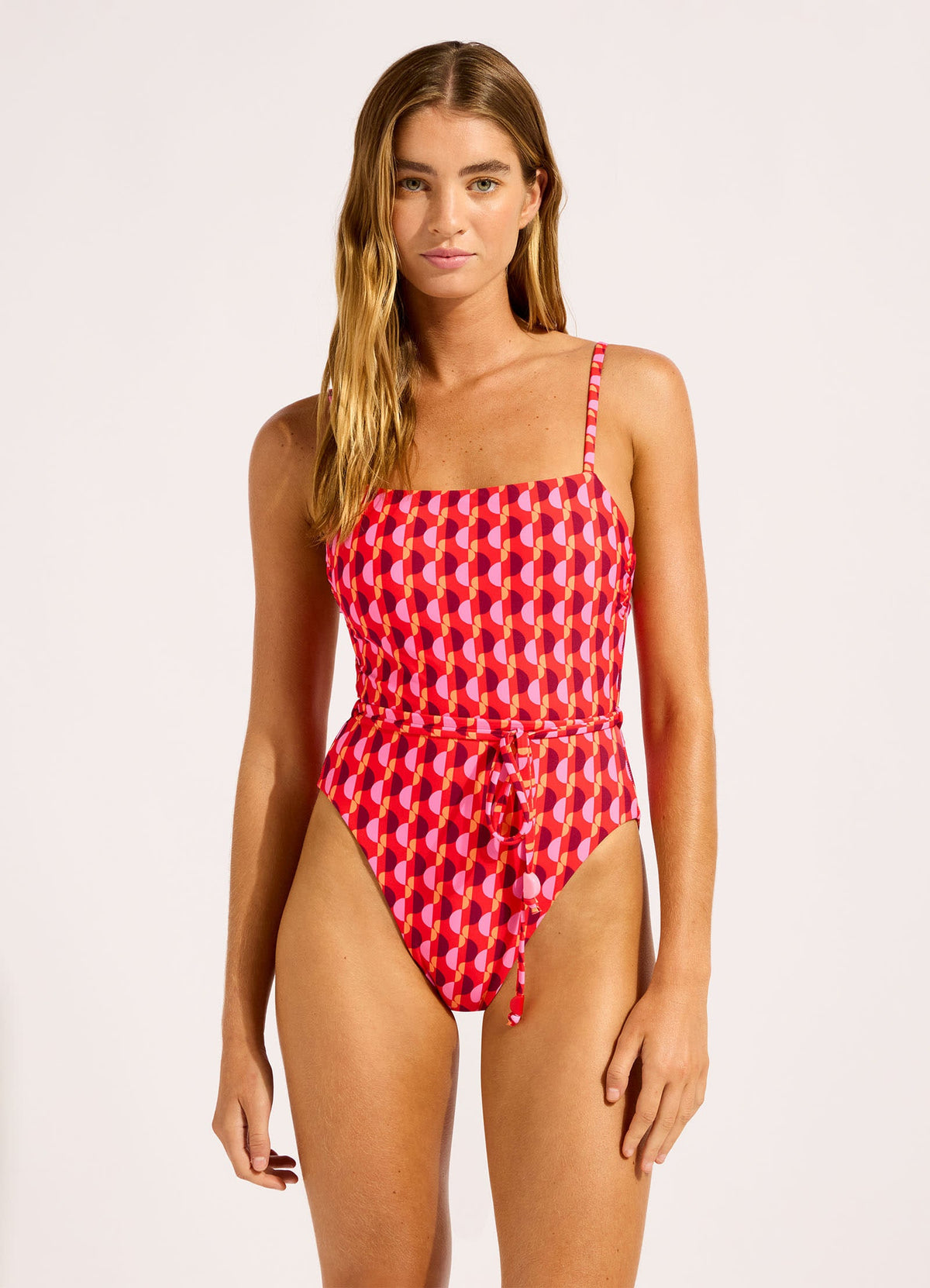 Sorrento Reversible Square Neck One Piece Swimsuit