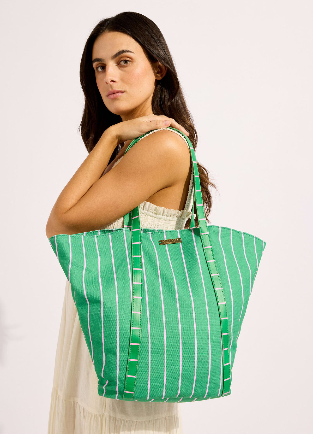 Carriedaway Mosaic Stripe Tote Bag