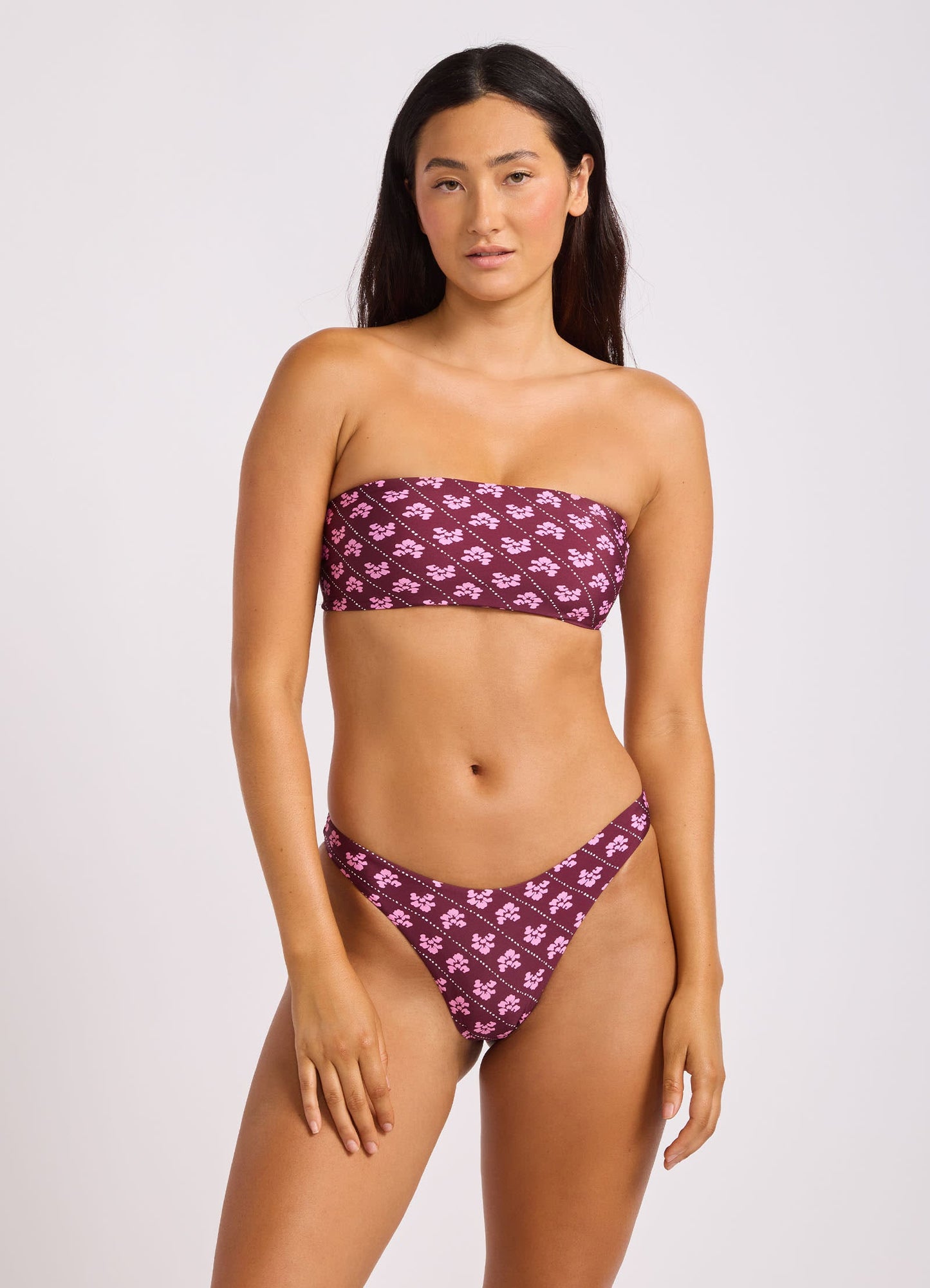 Batik Bloom Bandeau Bikini Top
