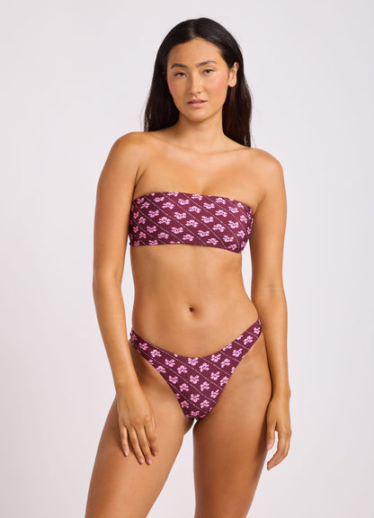 Batik Bloom Bandeau Bikini Top