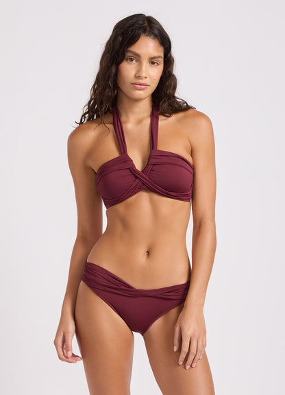 Seafolly Collective Twist Band Mini Hipster Bikini Bottom