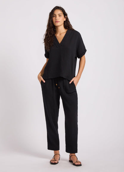 Double Gauze Tapered Pant