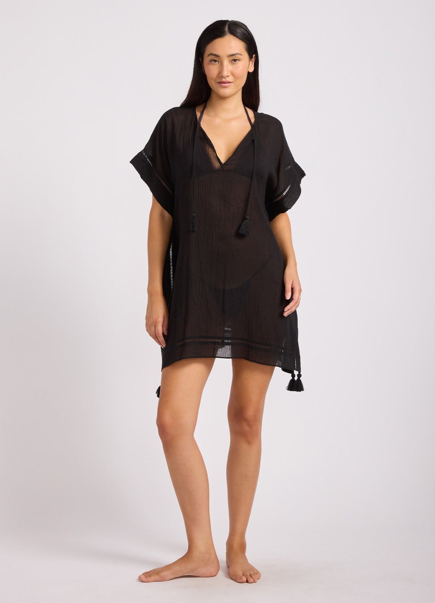 Crinkle Gauze Kaftan