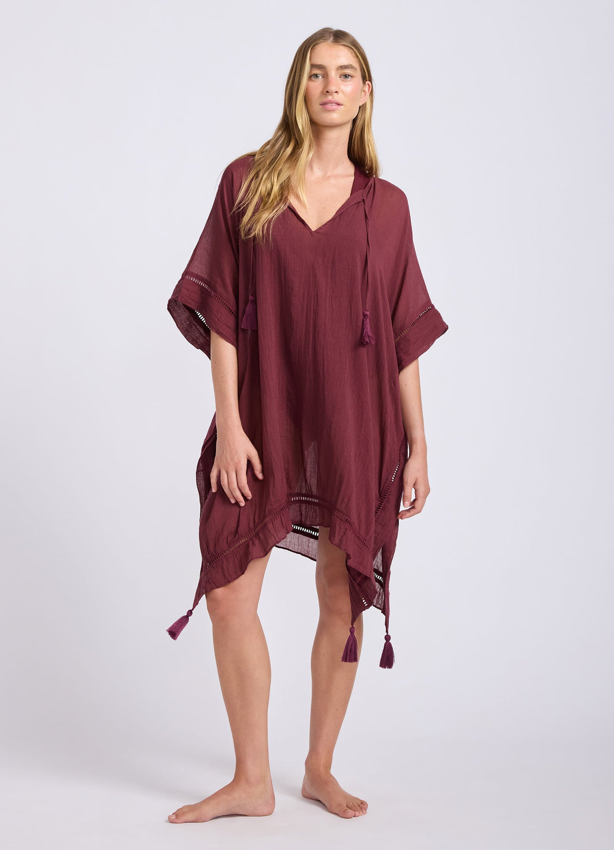 Crinkle Gauze Kaftan