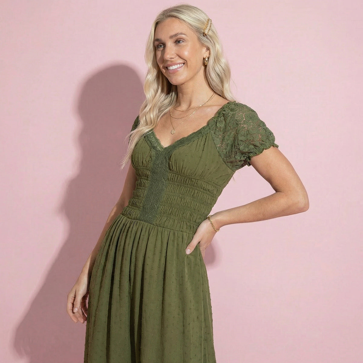 Renaissance Boho Lace Maxi Dress