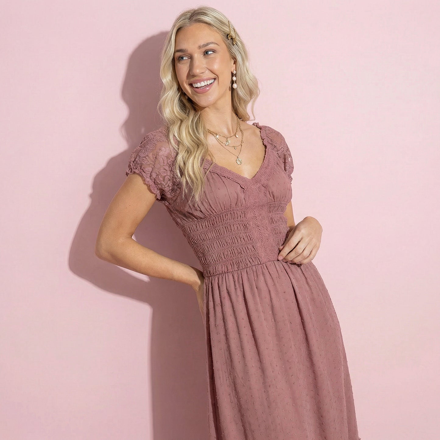 Renaissance Boho Lace Maxi Dress