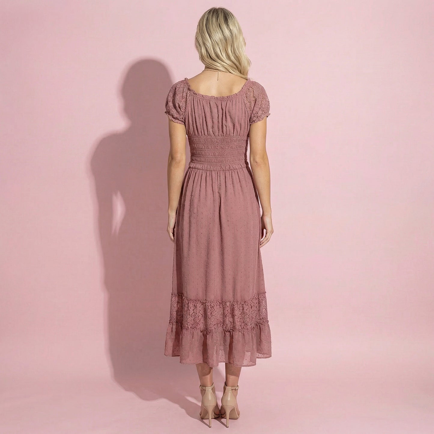 Renaissance Boho Lace Maxi Dress