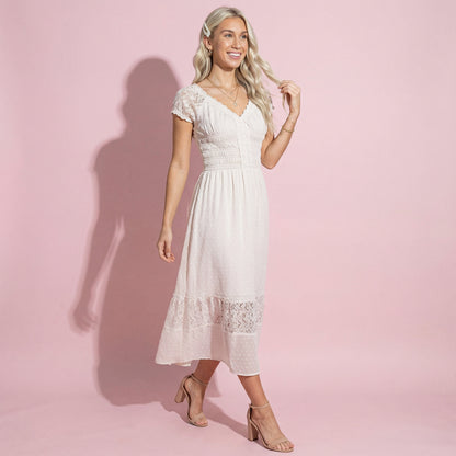 Renaissance Boho Lace Maxi Dress