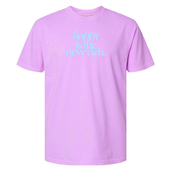 ✨Happy Is The New Rich' T-Shirt