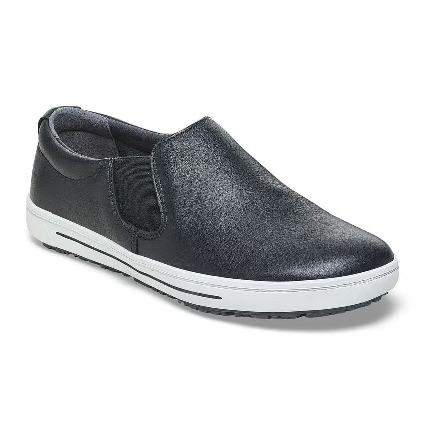 Birkenstock Unisex QO 400 Natural Leather Black