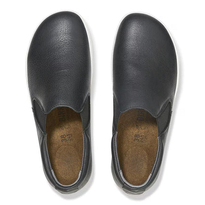 Birkenstock Unisex QO 400 Natural Leather Black