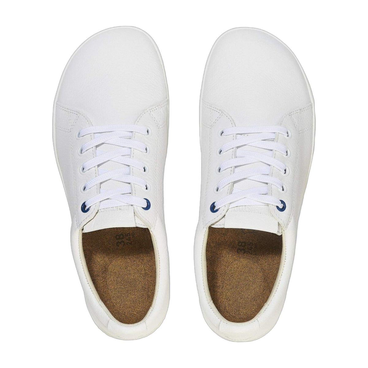 Birkenstock Unisex QO 500 Natural Leather White