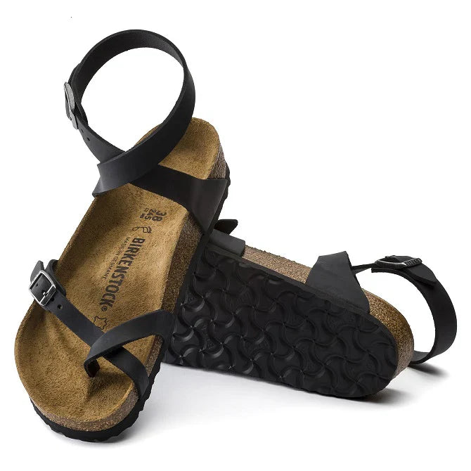 Birkenstock Yara Oiled Leather Black